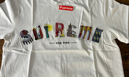 Supreme Tee NY White