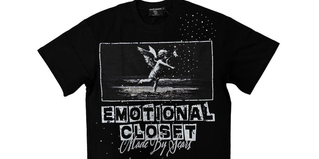 Mixed Emotion Black Scar Tee