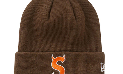 Supreme x New Ere Beanie Brown